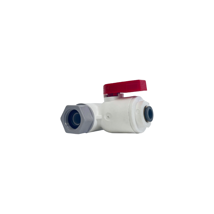 3/8 x 3/8 x 1/4 angle stop adapter valve red handle