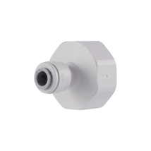 Gray Acetal Faucet Connector 1/4 x 3/4 BSP