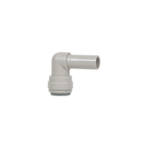 Gray Acetal Plug In Elbow 1/2 Stem - 1/2 Tube