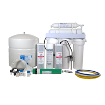 5-Stage 50 GPD RO System w/ Chrome Faucet, 4-Gallon Tank