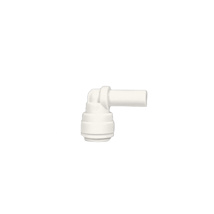 Polypropylene Plug In Elbow 3/8 Stem OD - 3/8 Tube OD